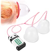 Amplificador de aumento de senos- fuerza ajustable- potente- aspiradora femenina- máquina de mamas- doble ventosa…